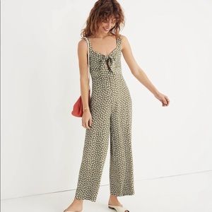 Madewell Plumeria Wide Leg Jumpsuit